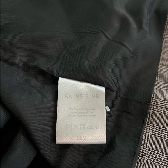 ANINE BING Madelaine Plaid Houndstooth Blazer - Picture 14 of 14